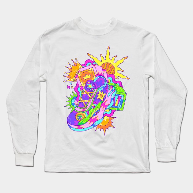 Sneaker Works - Another Sun Long Sleeve T-Shirt by yoy vector